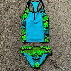 ZeroXPosur Girls 2 Piece Bathing Suit